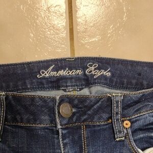 American Eagle Outfitters Blue Straight Leg Jeans